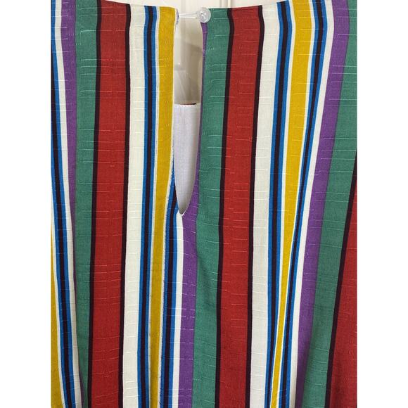 Charlie O. By Kinnicun’s Colorful Striped Dress with Tie Belt New Size Small - Picture 7 of 7
